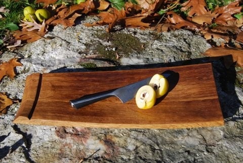 Wine Stave Cheese and Charcuterie Board
