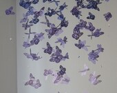 Chandelier Monarch Butterfly Mobile - purple