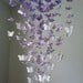 Monarch Butterfly Chandelier Mobile - purple