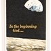 1969 Apollo 8 In the Beginning God...  US Postage Stamp Enlarged on Canvas