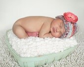Newborn Hat, NEW Yarn List-Stella Knitting PATTERN, For Newborn Photo Prop, Made With Super Bulky Handspun Art Yarn, Newborn-6 Months