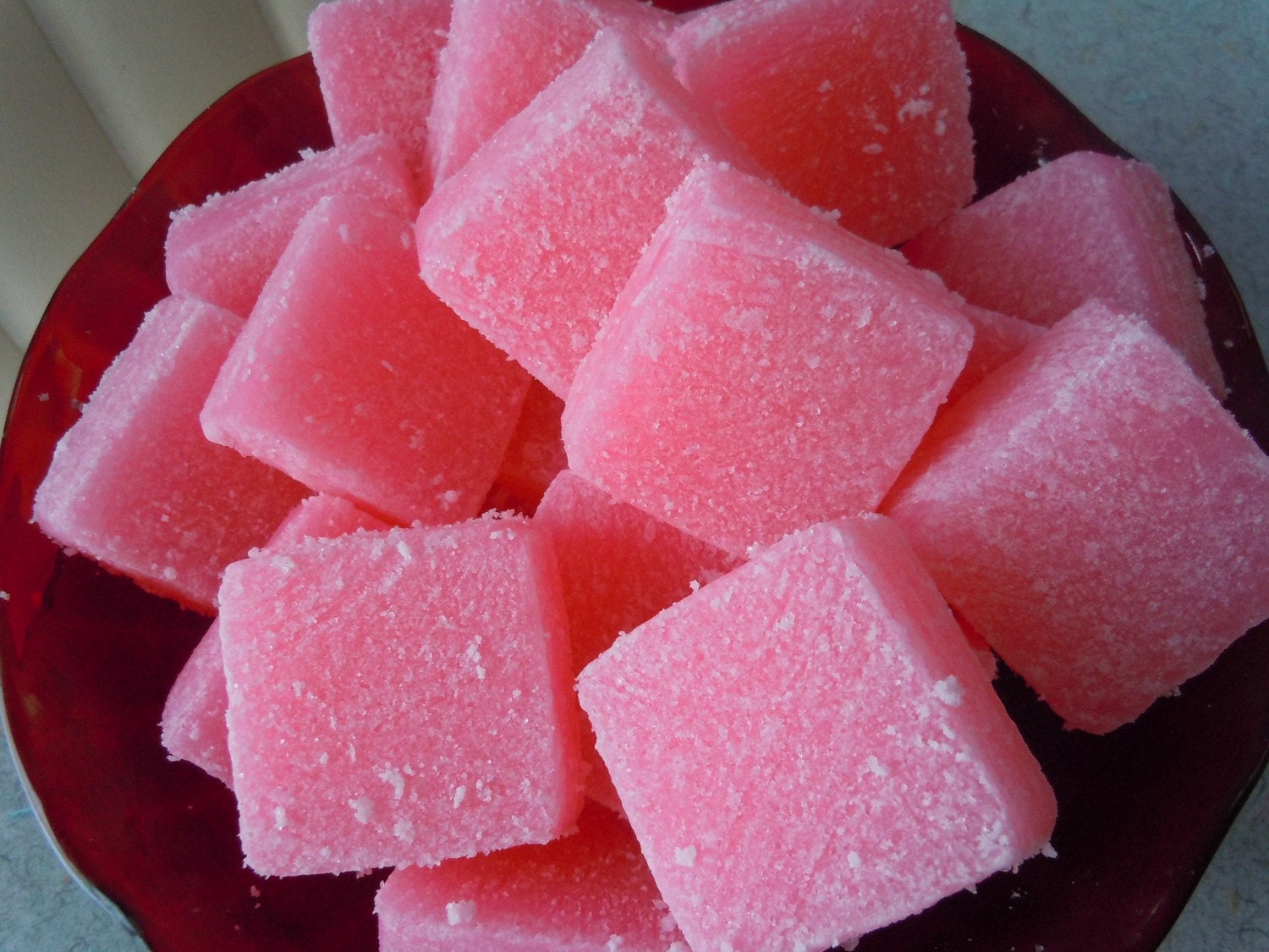 Sugar Soap Cubes - YOU PICK Scent - Vegan guest bath decorative exfoliate polish