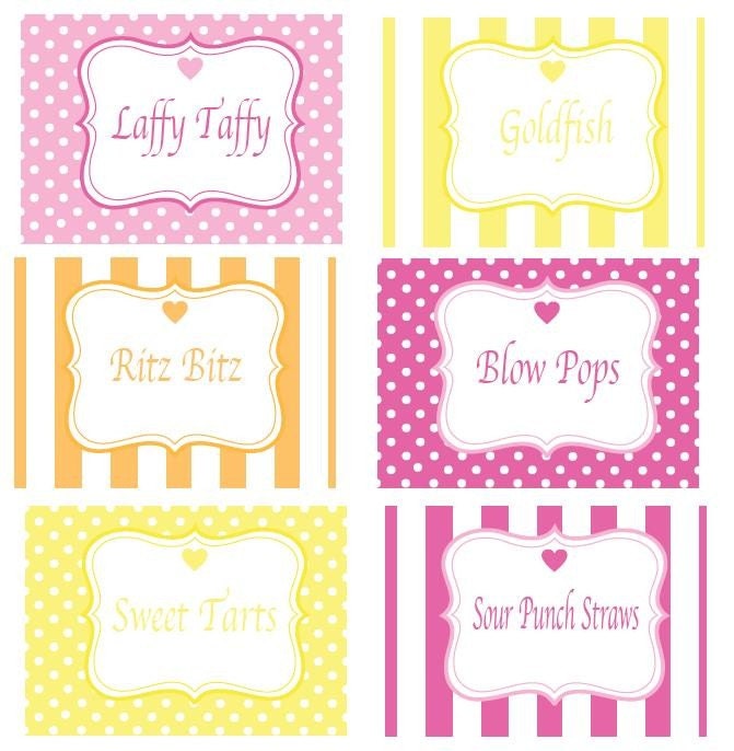 Custom Treat Labels
