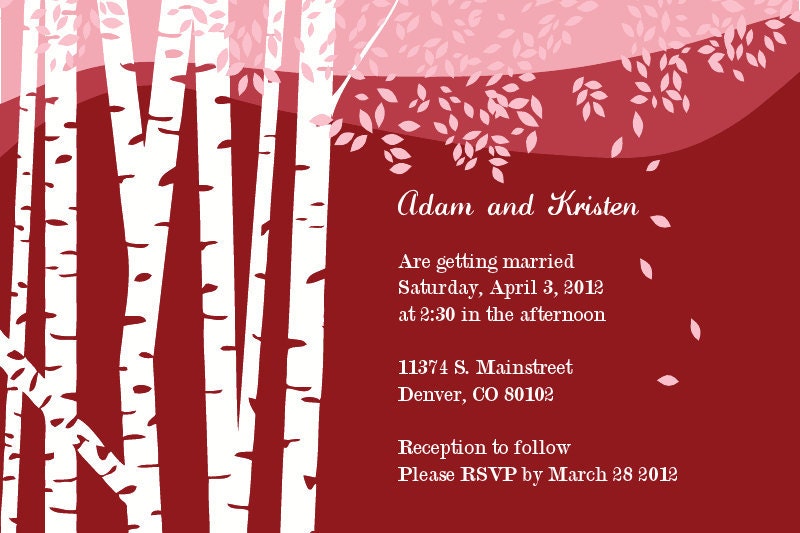 Birch Tree Invite PDF