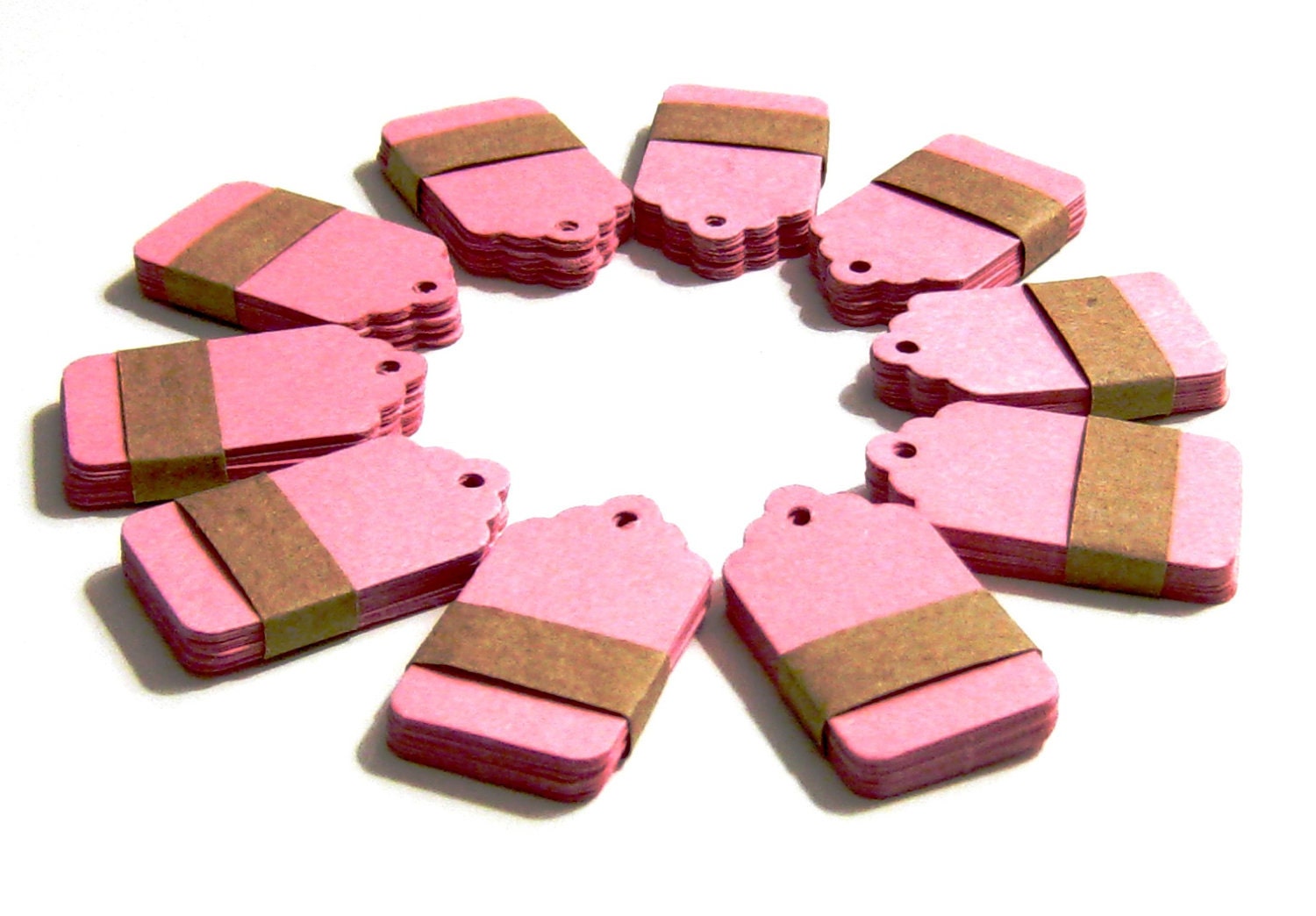 Set of 100 Price Tags - Pink - Mini Il_570xn