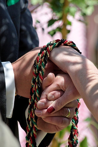 CUSTOM HANDFASTING CORD Celtic Handfasting Weddings or Vow Renewals You choose the Colors by The Celtic Heart