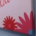 Childrens Wall Art  Flower Dahlia Daisy 11" x 14" Stretched Canvas Decor Kids Print Harlington OHSC