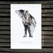 Wolf Silhouette In Bark, Wall Art Decor : Woodland Animal, Nature Photography - Rustic Lodge & Home, Natural Boys Room, Nursery