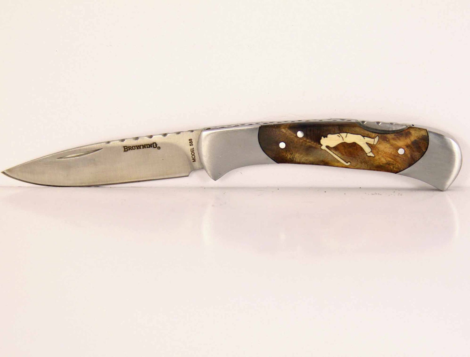 Browning custom golfer Inlay Pocket knife