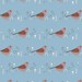 Cute bird tea towel/dish cloth, 100% cotton