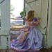 Rapunzel flower girl ball gown