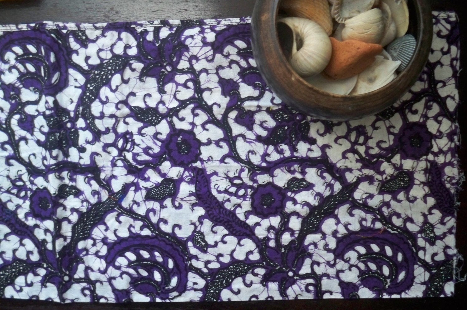 WINTER CLEARANCE Fabric Sale: Unfinished Symphony in Purple and White