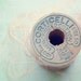 Faded Pink - Photography print Vintage wooden thread spool pastel pale pink baby blue craft room decor macro Photograph 5x7