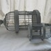 Birdcage Wire & Wood Dome Birdcages Vintage Bird Cages Dome Bird Cages
