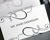 Editable Place-card Template - Printable DIY