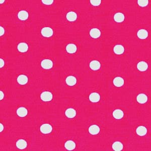 10" Hot Pink Polka Dot Pimatex for Robert Kaufman