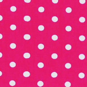10" Hot Pink Polka Dot Pimatex for Robert Kaufman