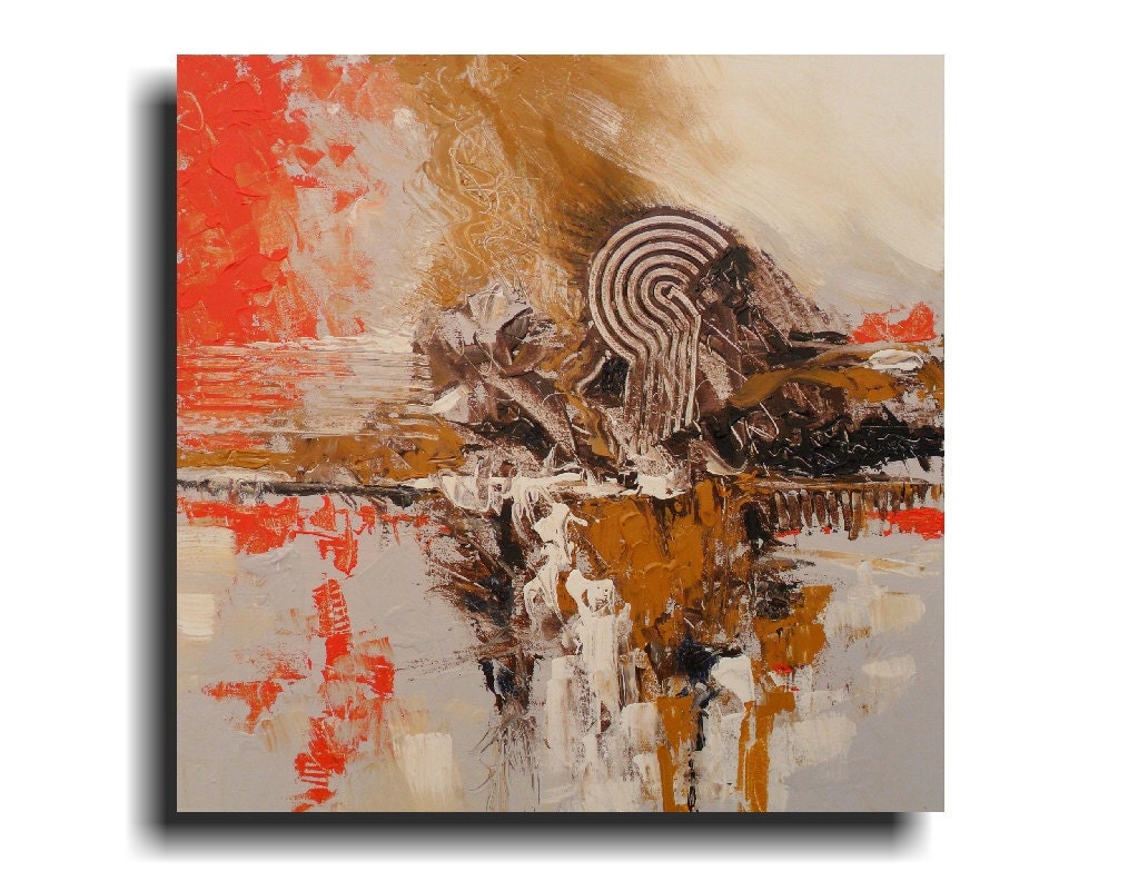 Abstract Wall art Texture Orange Brown Fine Art Original Painting 30 x 30 Skye Taylor Artist - skyetaylorgalleries Abstract Wall art Texture Orange Brown Fine Art Original Painting 30 x 30 Skye Taylor Artist - skyetaylorgalleries