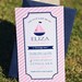 Preppy Nautical Collection:  Printable Favor Tag (Color Choices)