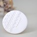 brooch with stitches - brooch WHITE NOISE series lace imprint - wedding brooch - white textured brooch