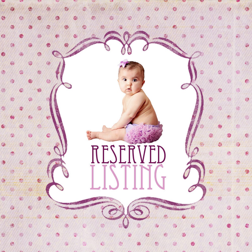 Custom Listing for amiehotaling