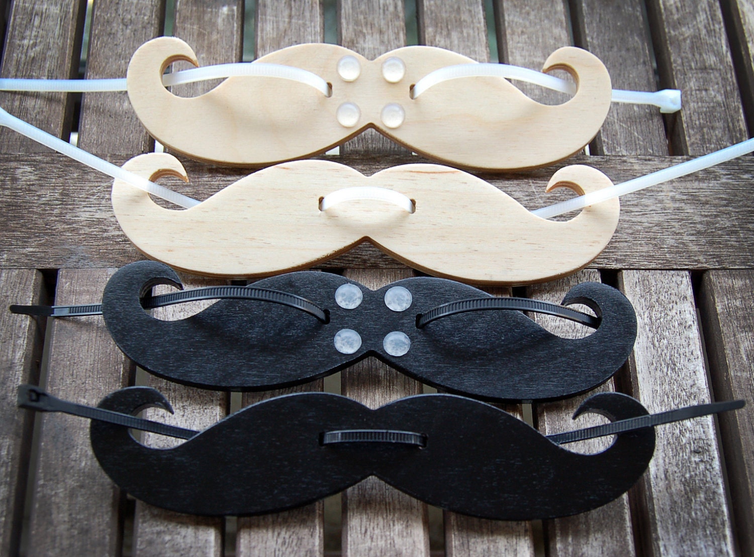 Wooden Handlebar Mustache for Bicycle