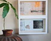 Fragment: Winter Walk I, mixed media unique print