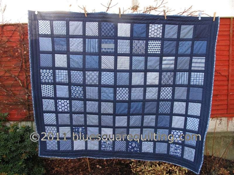 Indigo Shwe Shwe Lap Quilt