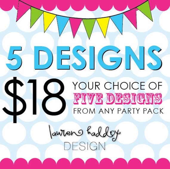 ANY 5 DESIGNS, your choice Il_570xn