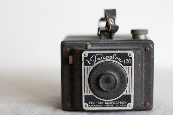 RESERVED 1950's Time Traveler 120 Film Camera  by Pho-Tak Chicago
