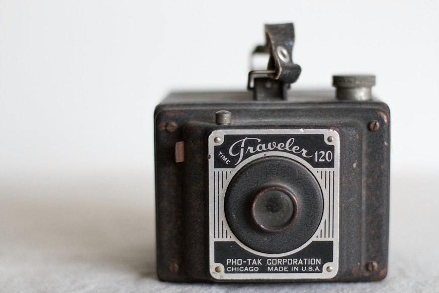 RESERVED 1950's Time Traveler 120 Film Camera  by Pho-Tak Chicago