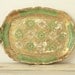 vintage florentine italian wooden tray
