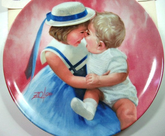 Vintage plate, Mothers Day issue
