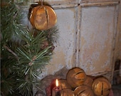 Set of 3 Cloved Pomander Ornaments