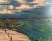 Infinity 24x30 seascape/landscape original painting