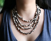 string of beans chain necklace or bracelet : in case of emergency, beans