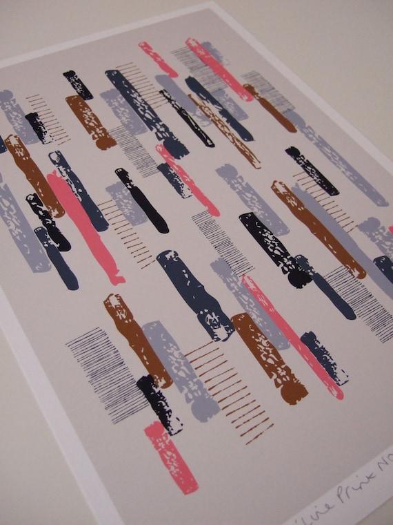 Line Print No1, limited edition giclee print