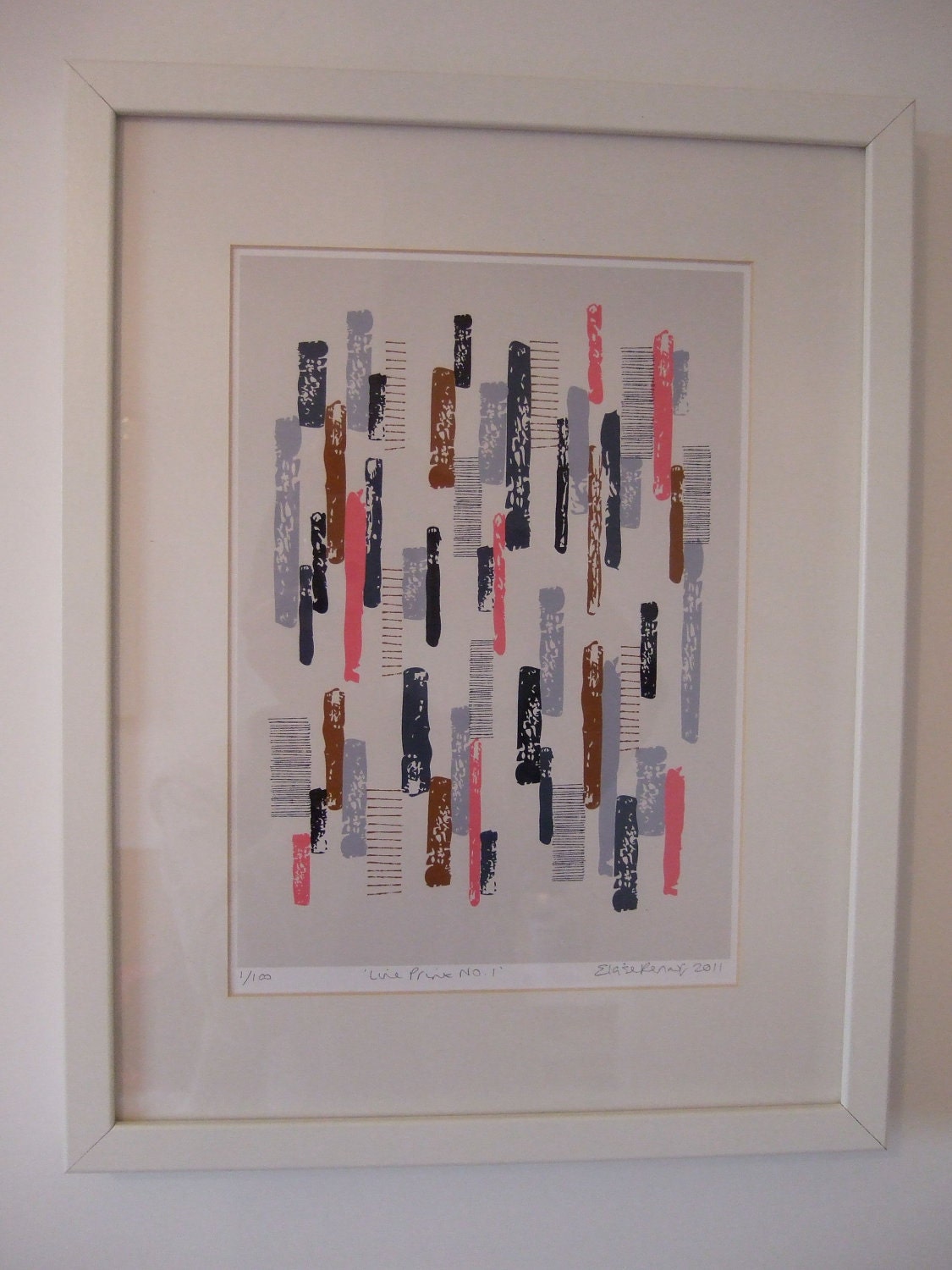 Line Print No1, limited edition giclee print