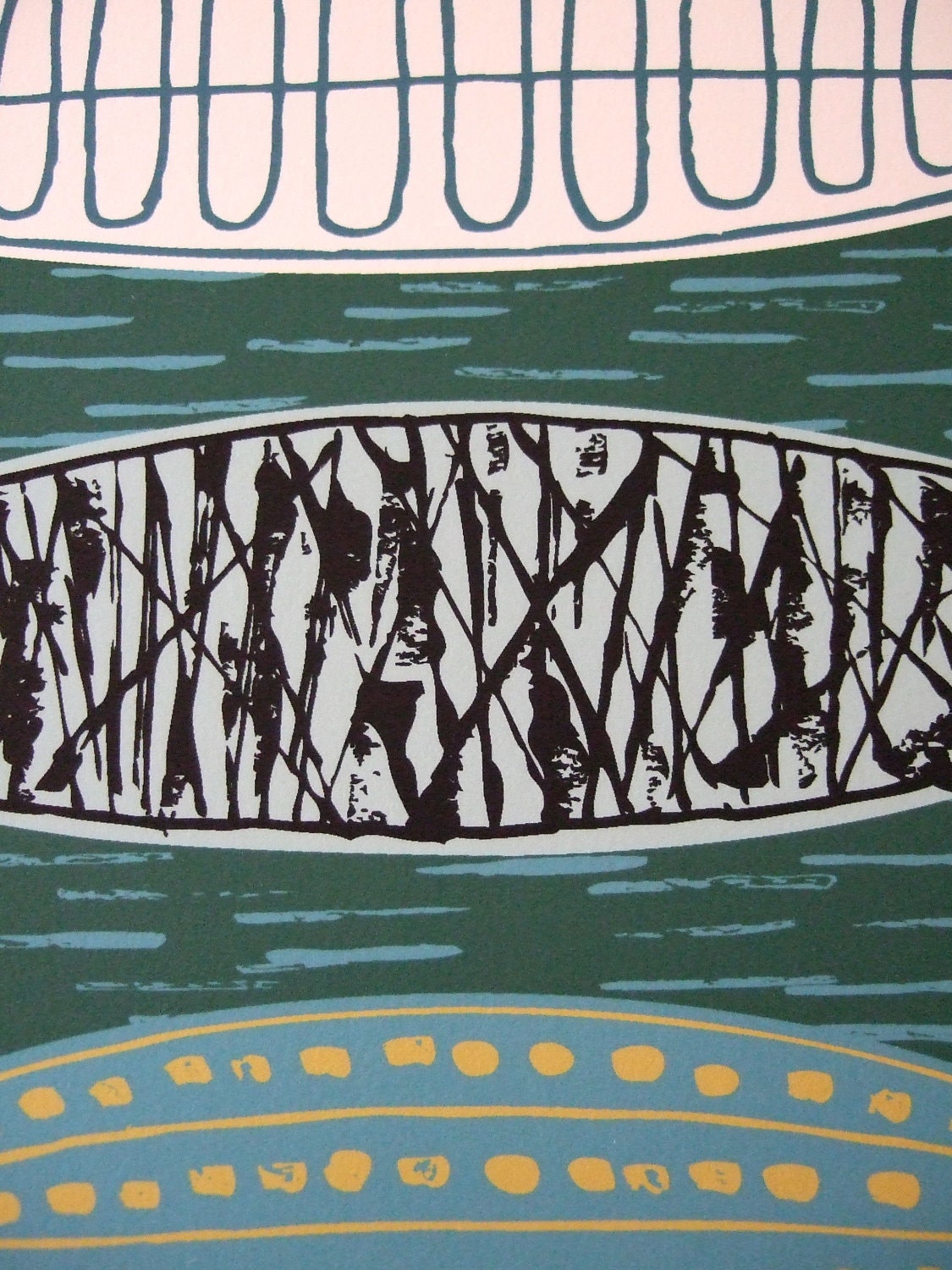 Five Fish, limited edition giclee print