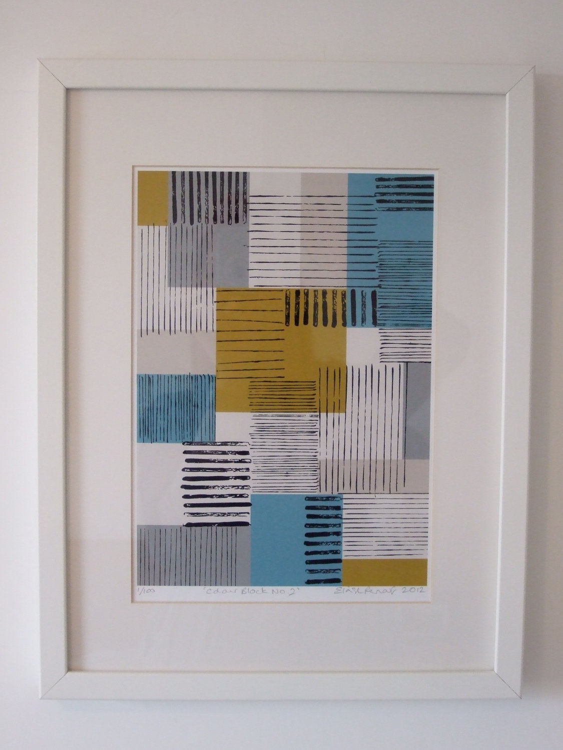 Colour Block No2, limited edition giclee print
