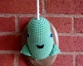 Norbert the Narwhal -- Small -- Seafoam Green
