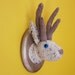 Marie the Jackalope -- Speckled Brown and Tan