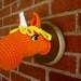 Lindsey the Unicorn -- Orange and Lemon