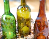 Wine Bottle Luminaries (Set of 3)