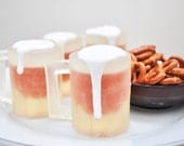 Beer Soap - Guy Soap - Father's Day Soap - Frosty Mini Beer Mug Soap - Vegan soap - Pumpkin Lager - man soap