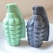 Grenade Soap - Handmade Glycerin Soap - Father's Day Soap - mens soap - Army Green or Grey
