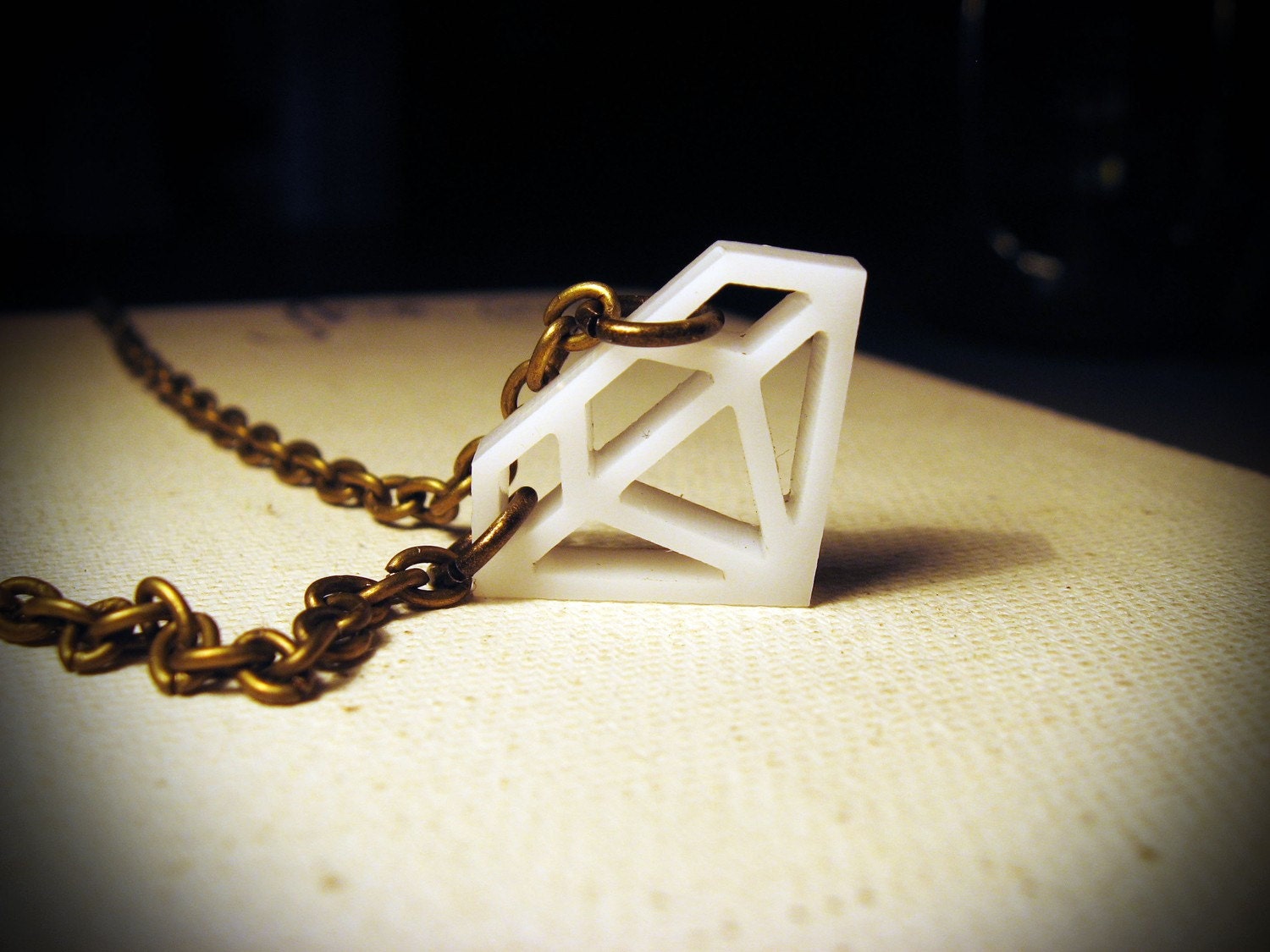 White Diamond Necklace