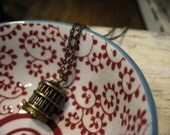 A Simple Birdcage Necklace