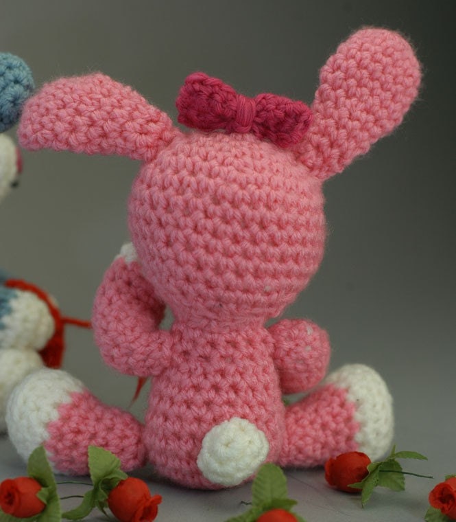 CUSTOM Tuggin' At My Heartstrings - Valentine's Day "Antigurumi" amigurumi figure