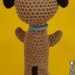 Weiner Dog on a Stick - (Ready to ship) crocheted amigurumi puppy snack